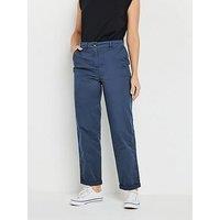 Long Tall Sally Cotton Casual Chino 34" - Blue