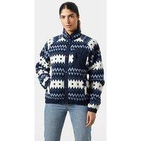 Helly Hansen Womens Imperial Printed Pile Snap Fleece - Navy