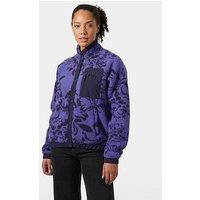 Helly Hansen Womens Imperial Printed Pile Snap Fleece - Purple