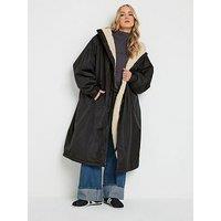 Long Tall Sally Tall Black Borg Lined Changing Robe