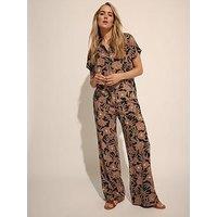 Long Tall Sally Tall Floral Wide Leg Trouser 34"