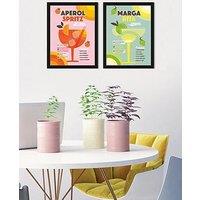 The Art Group Set Of 2 Framed Art Prints By Dominique Vari