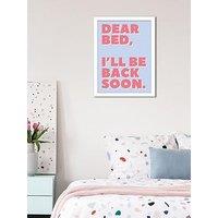 The Art Group Letter To My Bed Framed Art Print