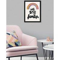 The Art Group We Are Family Framed Wall Art Print