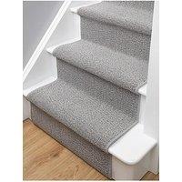 Homemaker Bobble Textured Stair Runner In Grey - 57 X 600 Cm