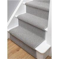 Homemaker Bobble Textured Stair Runner In Grey - 57 X 800 Cm