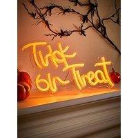 Very Home Trick Or Treat Neon Light Halloween Decoration
