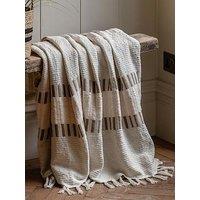 Gallery Longshaw Woven Throw - Natural