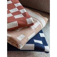 Gallery Lohko Knitted Throw - Ink