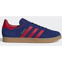 Adidas Originals Men'S Gazelle Trainers - Blue/Red
