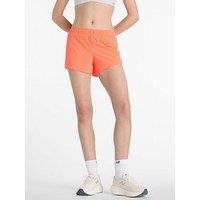New Balance Womens Running Rc 3Inch Shorts - Orange