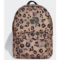 Adidas Sportswear Women'S Leopard Backpack - Brown/Black