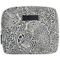 Lily & Lionel Nola Hidden Leopard Print Wash Bag - Cream