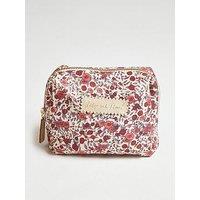 Lily & Lionel Maya Aster Print Cosmetic Bag - Pink