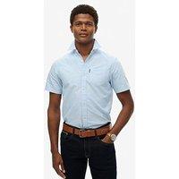 Superdry Oxford Short Sleeve Shirt - Blue