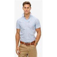 Superdry Oxford Short Sleeve Shirt - Blue