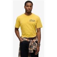 Superdry B-Movie Back Graphic T-Shirt - Yellow