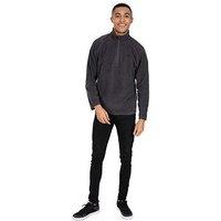 Trespass Mens Blackford Microfleece At100 - Dark Grey