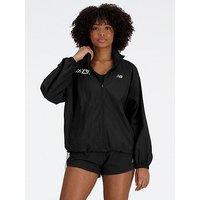 New Balance Womens Running Packable Jacket - Black