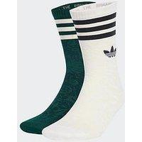Adidas Originals Women'S Liberty London Crew Socks 2 Pack - Multi
