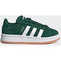 Adidas Originals Kids Unisex Campus 00S Elastic Trainers - Green