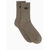Adidas Originals Unisex Trefoil Crew Sock 6 Pack - Multi