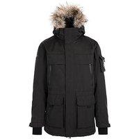 Trespass Mens Pillaton Rainwear Jacket Tp75 - Black