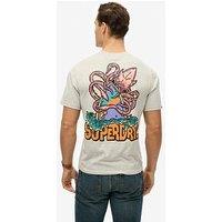 Superdry Outdoor Narrative Back Graphic T-Shirt - Grey