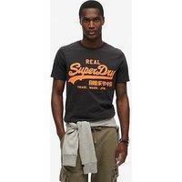 Superdry Neon Vl Graphic T-Shirt - Black