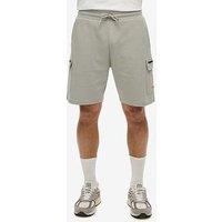 Superdry Tech Logo Cargo Shorts - Light Grey