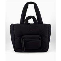 Adidas Sportswear Unisex Puff Tote Bag - Black