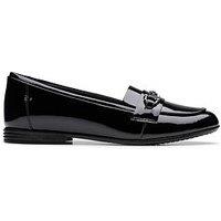 Clarks Youth Finja Loafer - Black