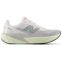 New Balance Mens Running Fuelcell Rebel V5 Trainers - White/Grey