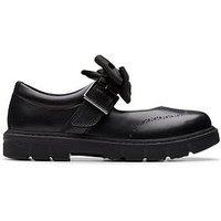 Clarks Lorcam Jane K. Older/Junior - Black