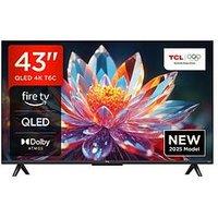 Tcl 43T6C-Uk 43-Inch 4K Qled Fire Tv With Freely