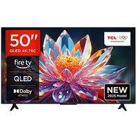 Tcl 50T6C-Uk 50-Inch 4K Qled Fire Tv With Freely