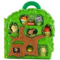 Fisher-Price Little People Little People Forest Friends Carry Case Toddler Playset With Figures, 9 Pieces
