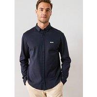 Boss Motion Regular Fit Long Sleeve Shirt - Navy