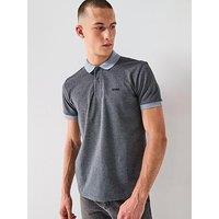Boss Polo Tl Spot Regular Fit Polo Shirt - Dark Grey
