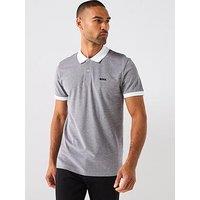 Boss Polo Tl Spot Regular Fit Polo Shirt - Light Grey