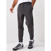 Boss Pants Zone Regular Fit Joggers - Light Grey