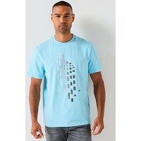 Boss Tee Grx Zone Graphic T-Shirt - Light Blue