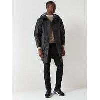 Boss Water-Repellent Lightweight Parka Coat With Sealed Seams - White