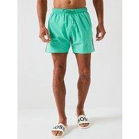 Boss Iconic Mid Length Swimshorts - Grey