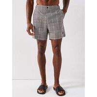 Boss Beach To Bar All Over Print Swim Shorts - Black