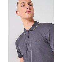 Boss Paule 4 Slim Fit Polo Shirt - Dark Grey