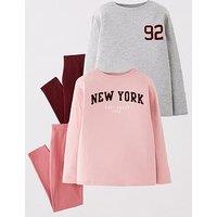 V By Very Girls 2 Pack Pyjama Set - Multi