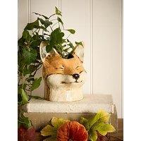 Heaven Sends Fox Head Planter Autumn Decoration
