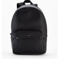 Boss Ray Faux Leather Backpack Bag - Black