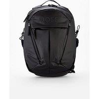 Boss Stormy Coated Pu Backpack Bag - Black